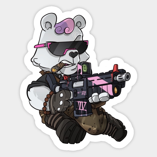 Tactical Teddies ® Hunter Belle Sticker by hiwez